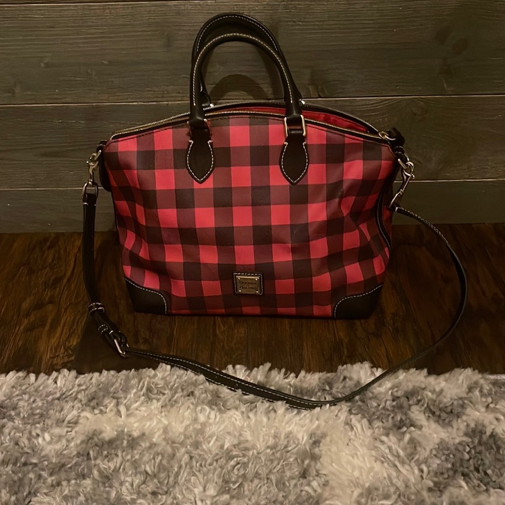 Dooney & Bourke Purse. Red and black plaid